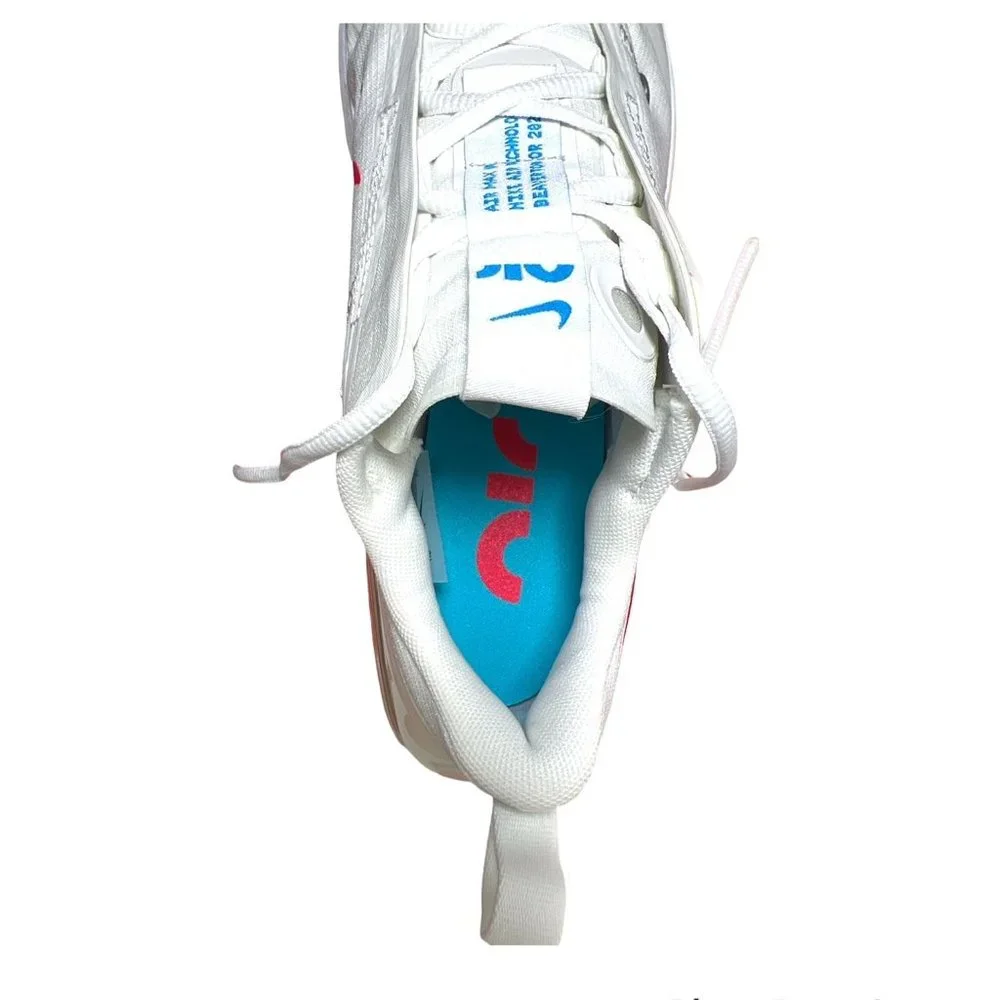 SOLD Nike Womens White Air Max Up Lace Up Leather Sneakers Sz 8 NIB - Picture 10 of 13